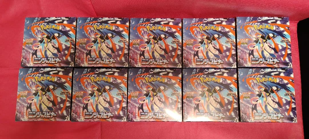 ポケモンカードゲーム ニンジャスピナー 新品未開封　シュリンク付き　10BOX