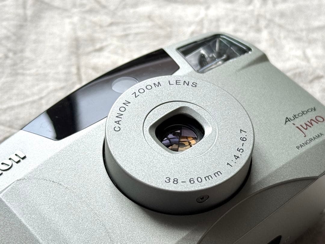⌘完動品！ 作例あり 電池付き！ Canon Autoboy juno⌘