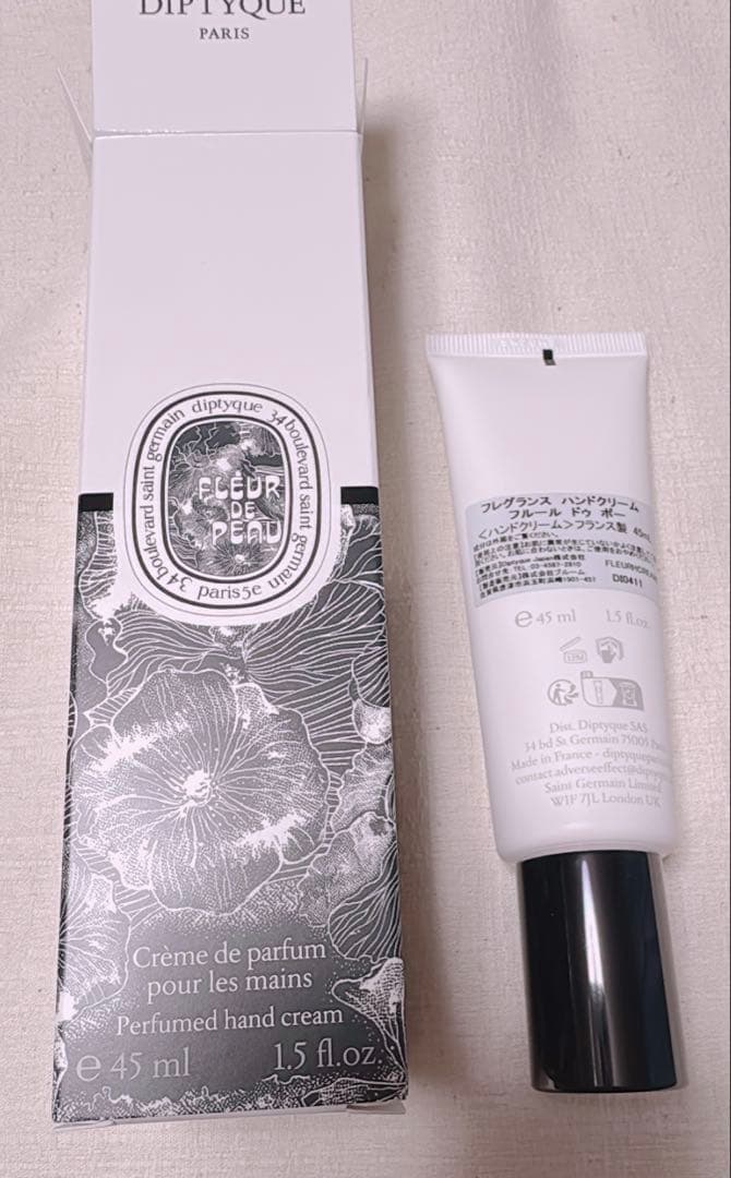 diptyque フルールドゥポー ハンドクリーム 45ml