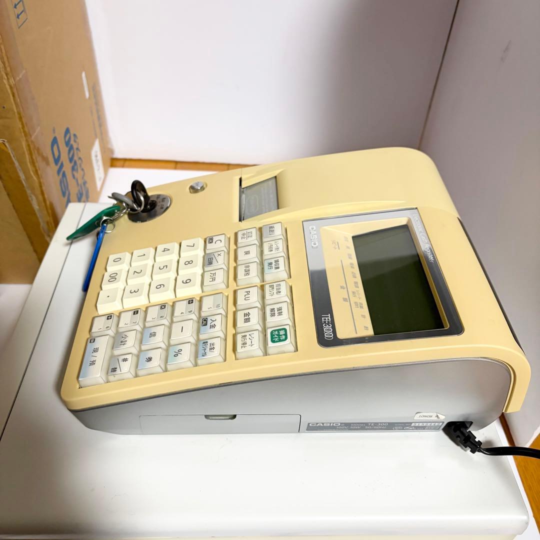 CASIO 電子レジスタ TE-300 感熱紙ロールペーパーセット
