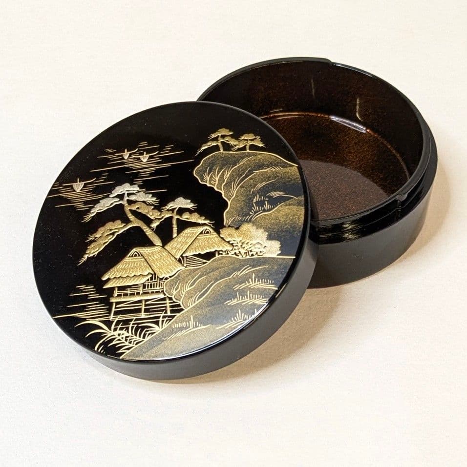 【フォロー割・新品・箱なし】 遠山香合　台付袱紗　香合　袱紗　遠山　ふくさ