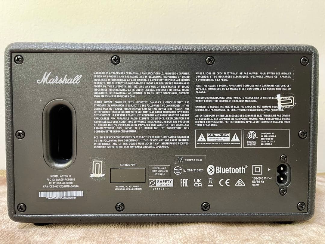 ⭕️極美品。国内正規品⭕️Marshall Acton Ⅲ ブラック