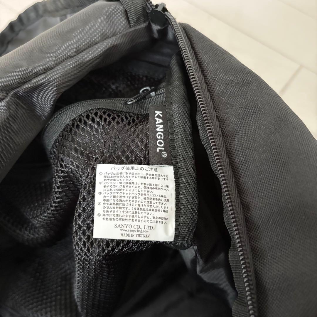 【美品】KANGOL カンゴール　2WAY ボストンバッグ ブラック