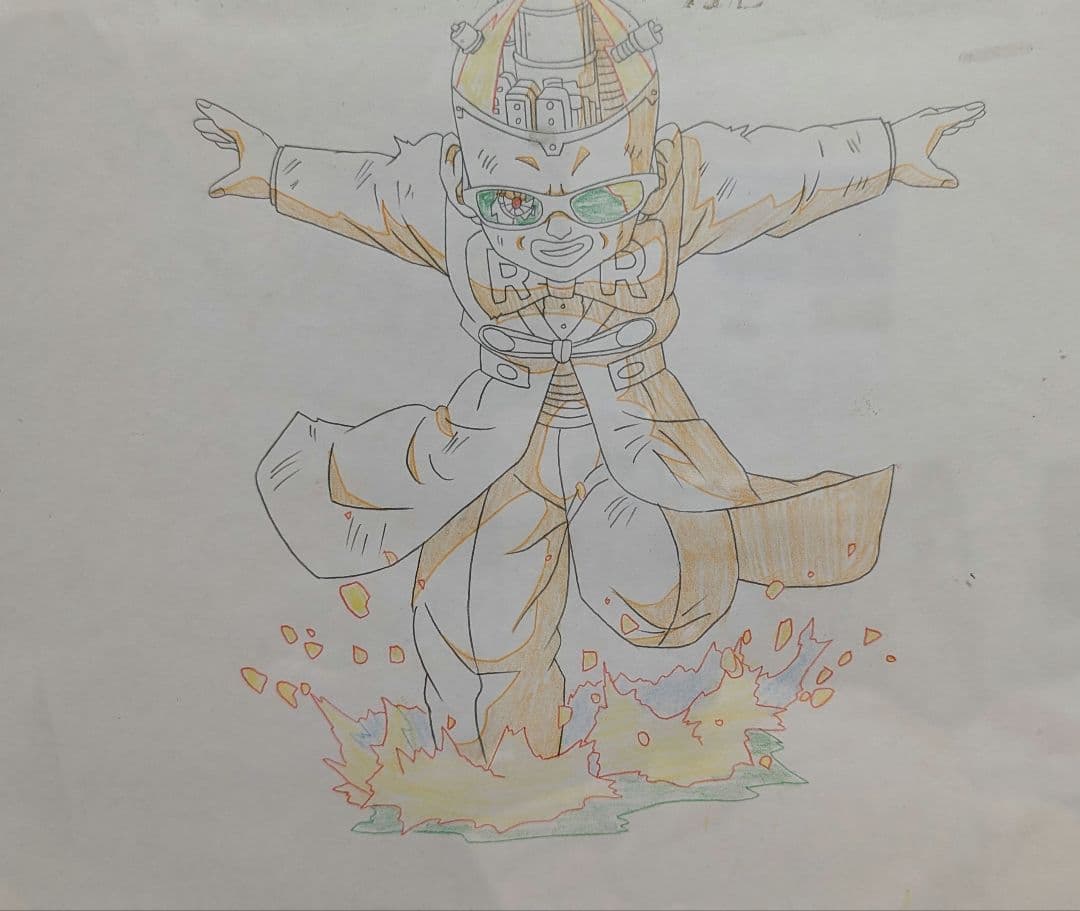 ドラゴンボールZ　セル画　人造人間15号