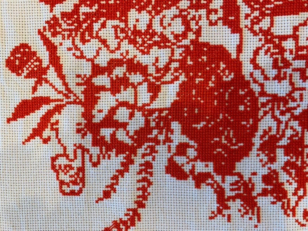 切り絵クロスステッチ刺繍