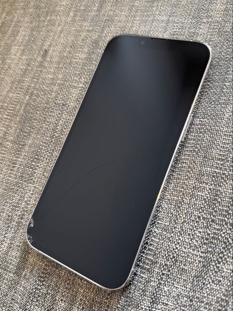 【液晶ヒビあり】Apple iPhone13Pro 本体のみ シルバー256GB