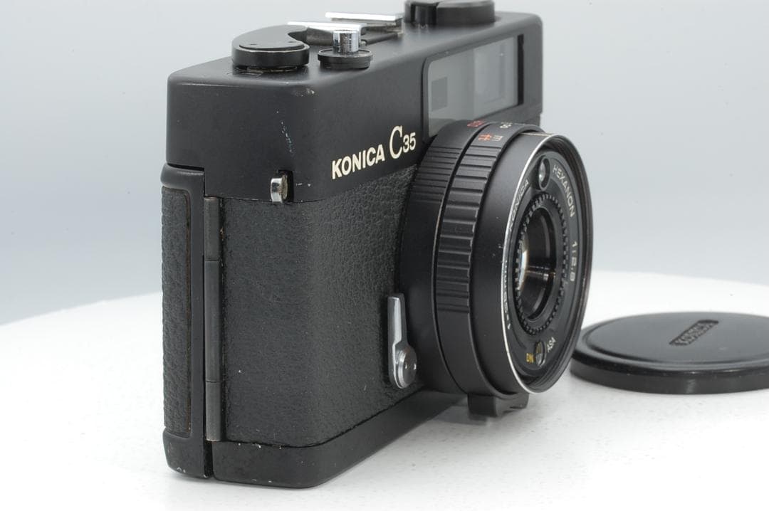 KONICA C35 ブラック Hexanon 38mm F2.8 美品