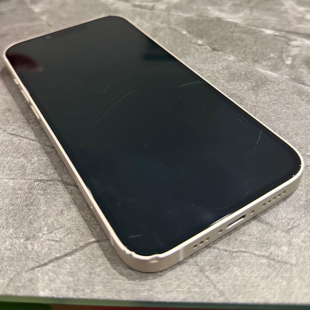 iPhone13 128GB スターライト本体　バッテリー81% 箱無し