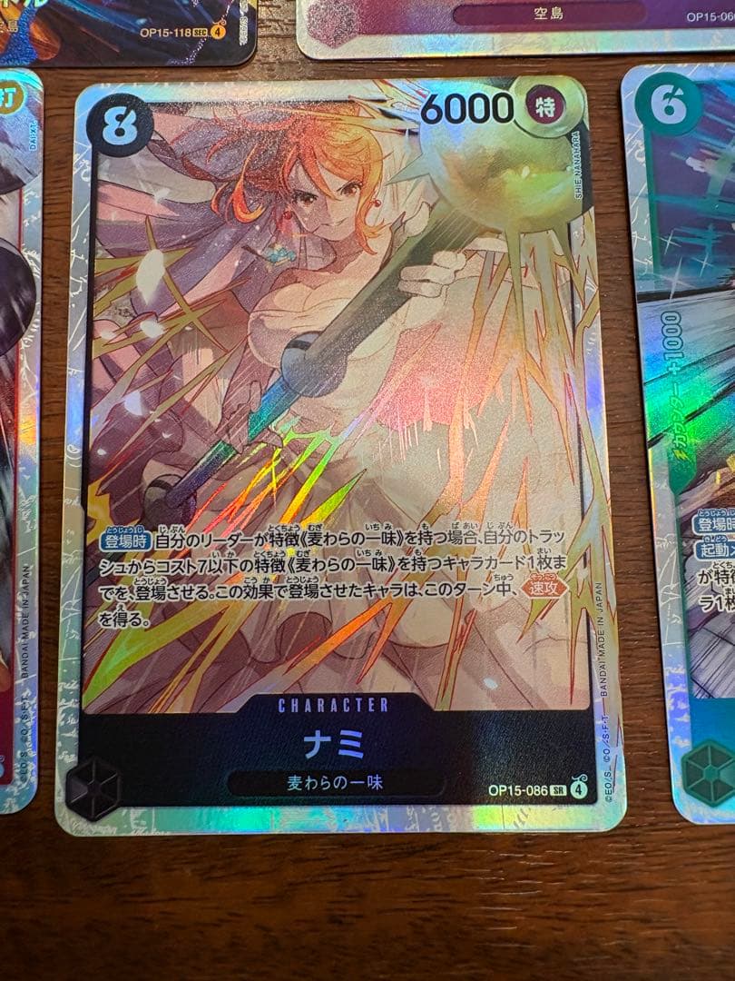 神の島の冒険 エネル SEC ワンピース　OP15-118　エネルSRおまけつき