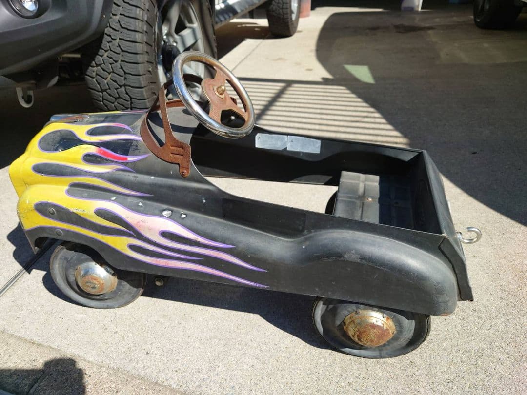 激レア!!　ブリキ ペダルカー レトロ アンティーク