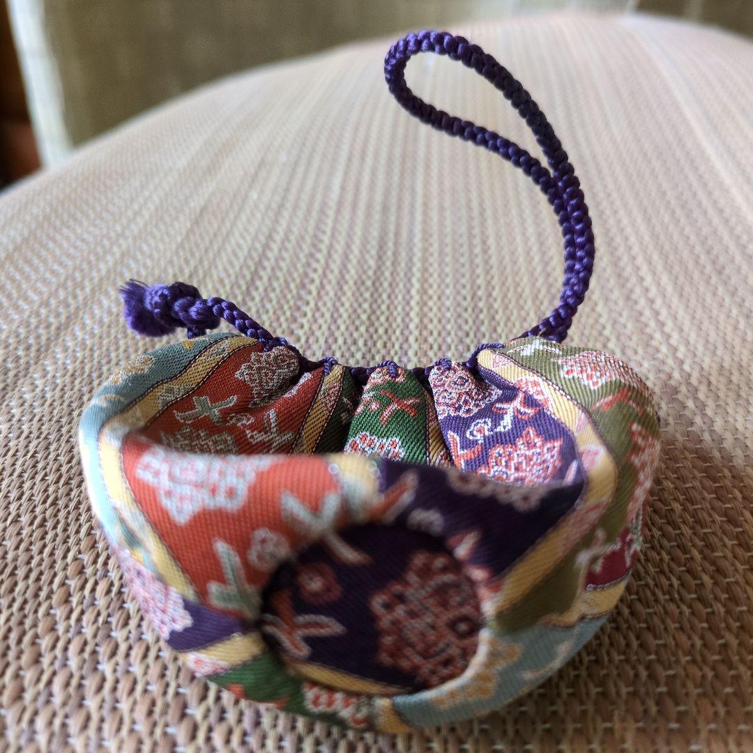 多色花柄模様の茶道具