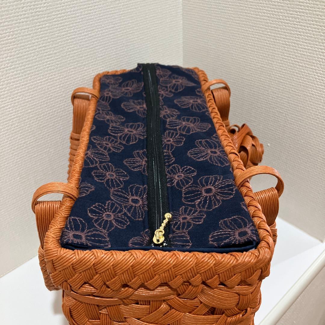 エコクラフト 乱れ編み風バッグ