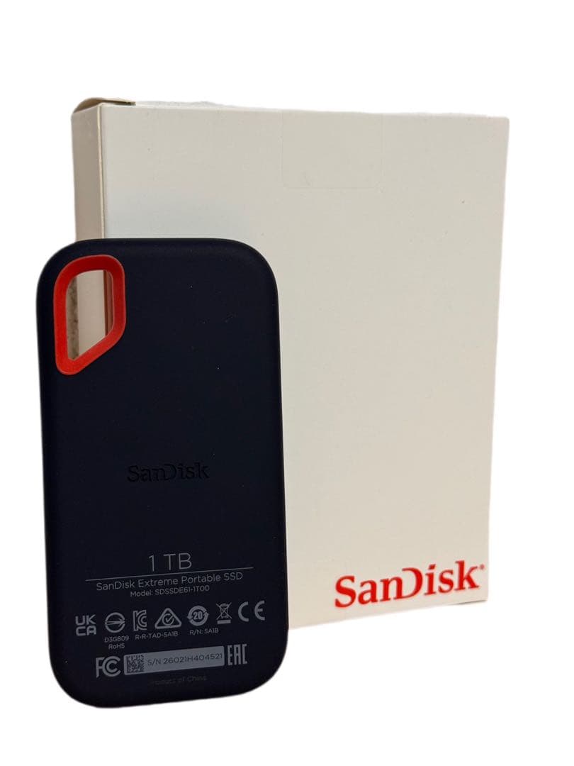 早い者勝ち!! SanDisk Extreme Portable SSD 1TB