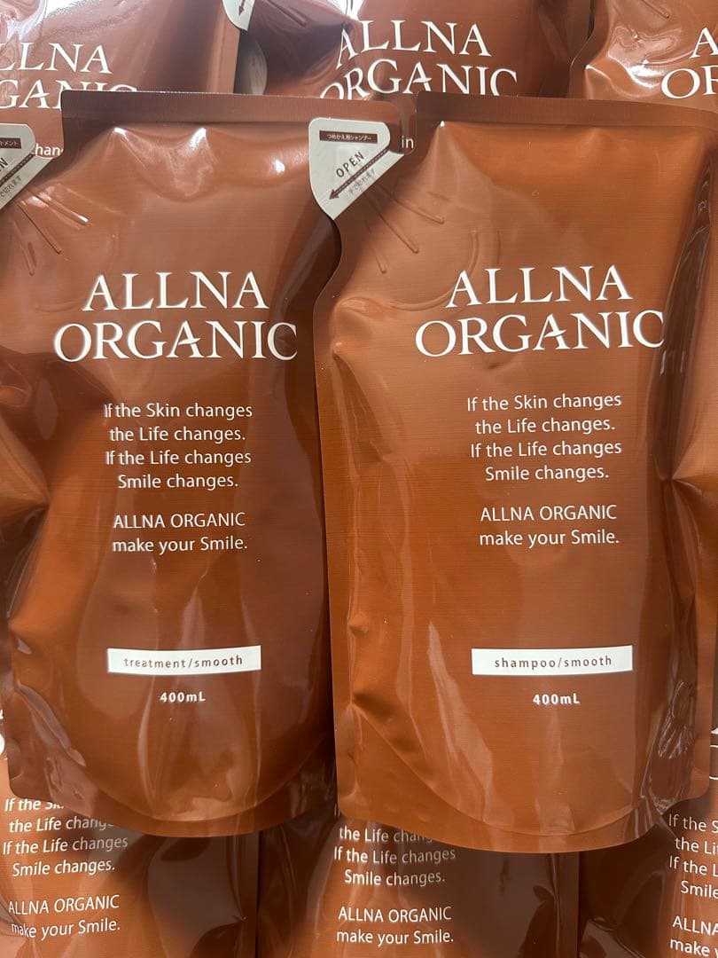 allna シャンプー＆トリートメント 各400ml 詰め替えセット×10袋