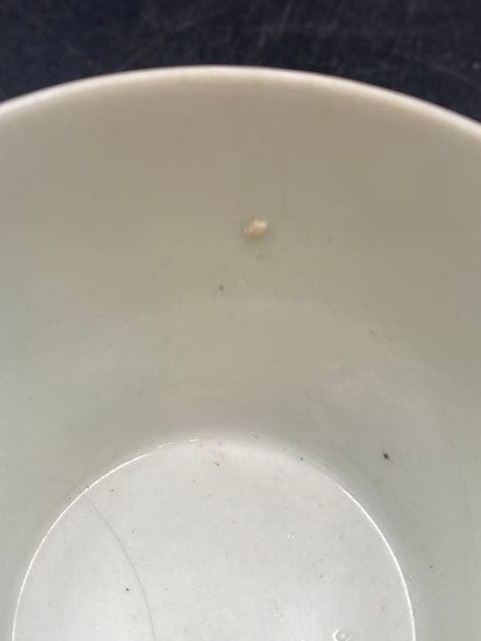古伊万里　蕎麦猪口　白磁　江戸中期