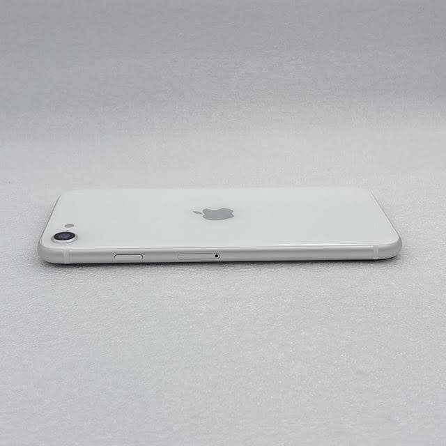 美品✨iPhoneSE第三世代128GB ホワイト SIMフリー 新品バッテリー
