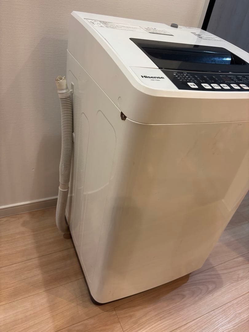 送料・設置無料！ Hisense 全自動洗濯機 5.5キロ　2017年製