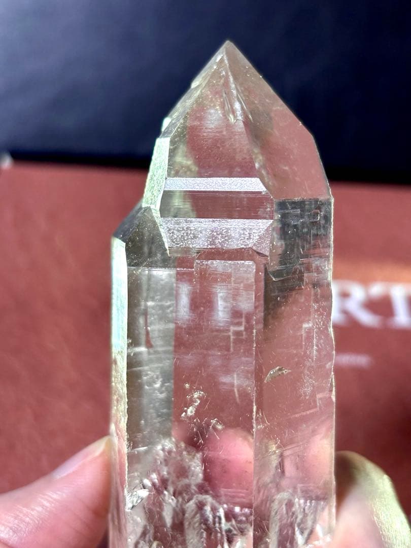 【超希少】天然ヒマラヤ水晶 原石(マニカラン産)クリスタル 虹入り カテドラル