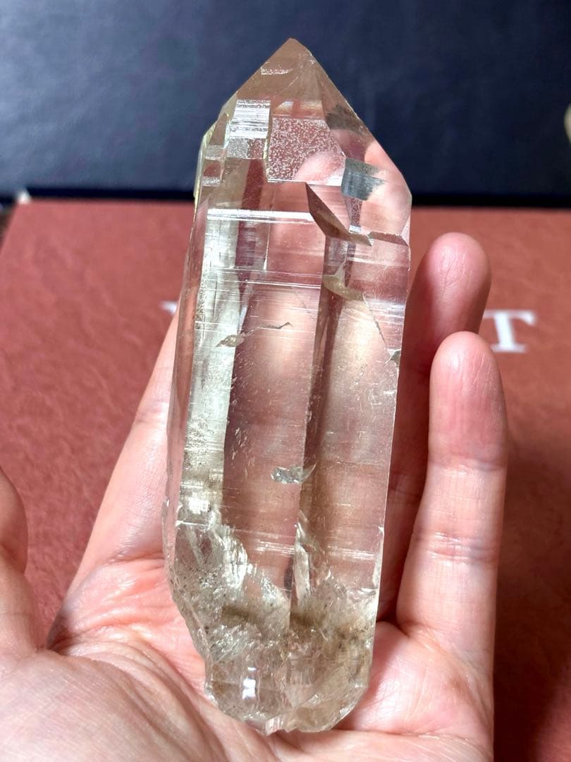 【超希少】天然ヒマラヤ水晶 原石(マニカラン産)クリスタル 虹入り カテドラル
