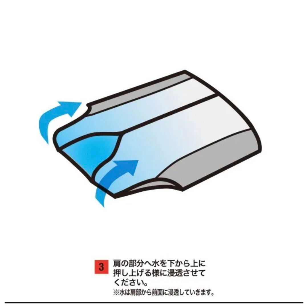 【美品】AQUATECウォーターベス 両面タイプ 5Lバッテリー不要 冷却ベスト