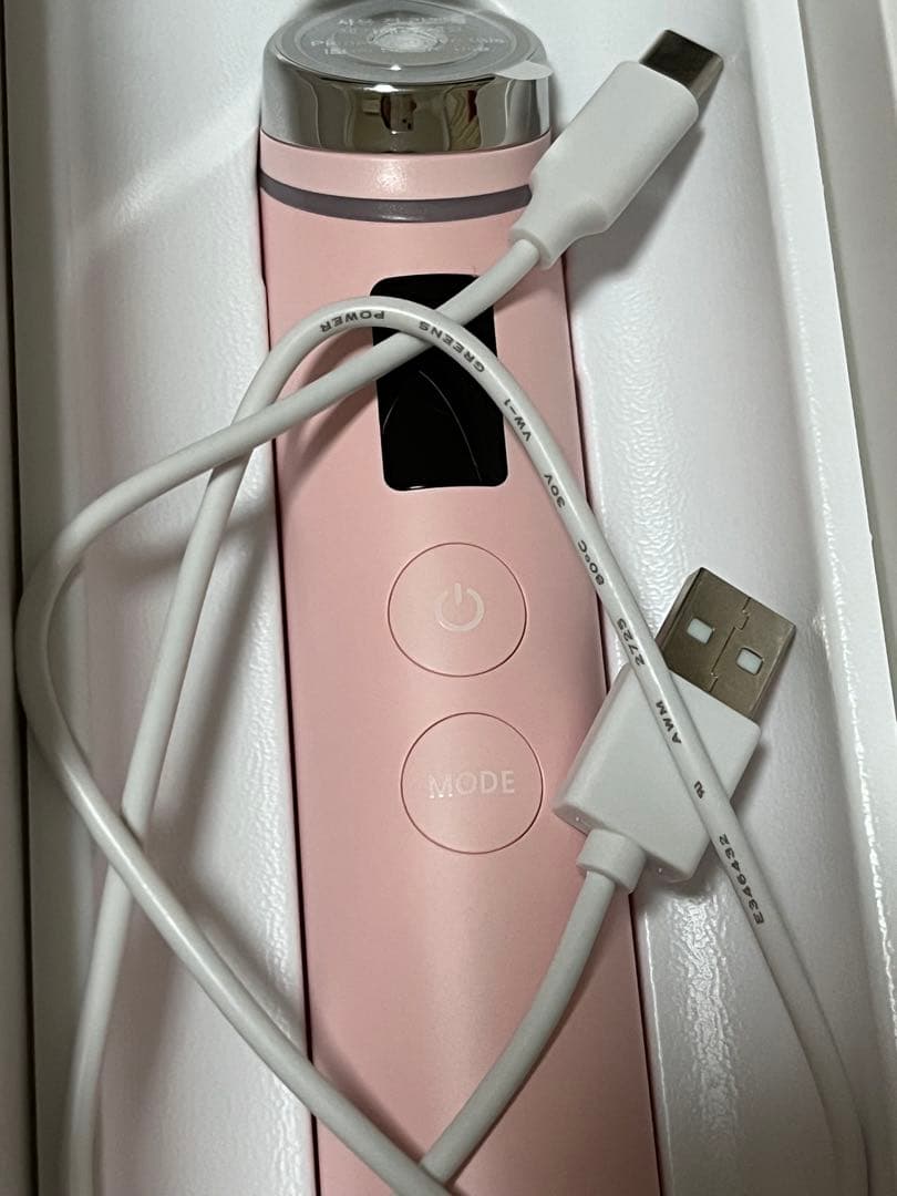 USB充電式 ピンク 美顔器