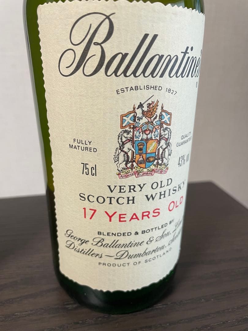 【3/31迄】美品　バランタイン17年　750ml 43° 化粧箱付き