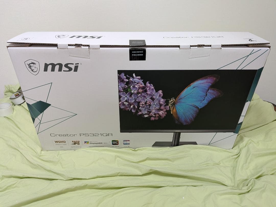 f*d様 訳あり MSI Creator PS321QR WQHD IPS 16