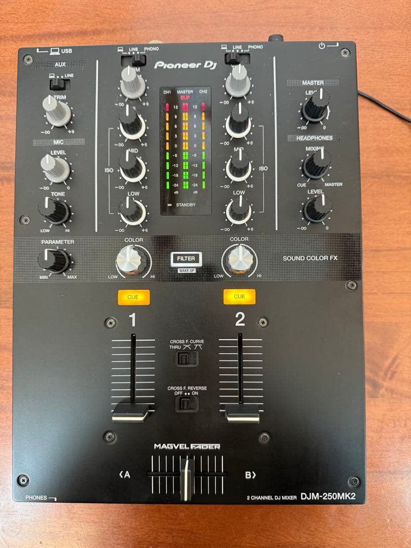 Pioneer DJM-250MK2 DJミキサー 箱説付