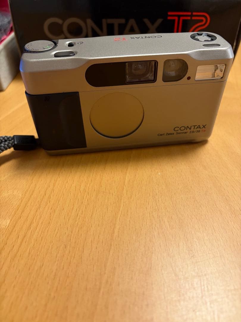CONTAX T2【ジャンク品】チタンシルバー箱付