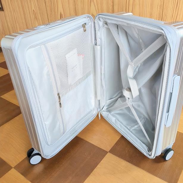 スーツケース キャリー フロントオープン 機内持込 USB 40L Sサイズ