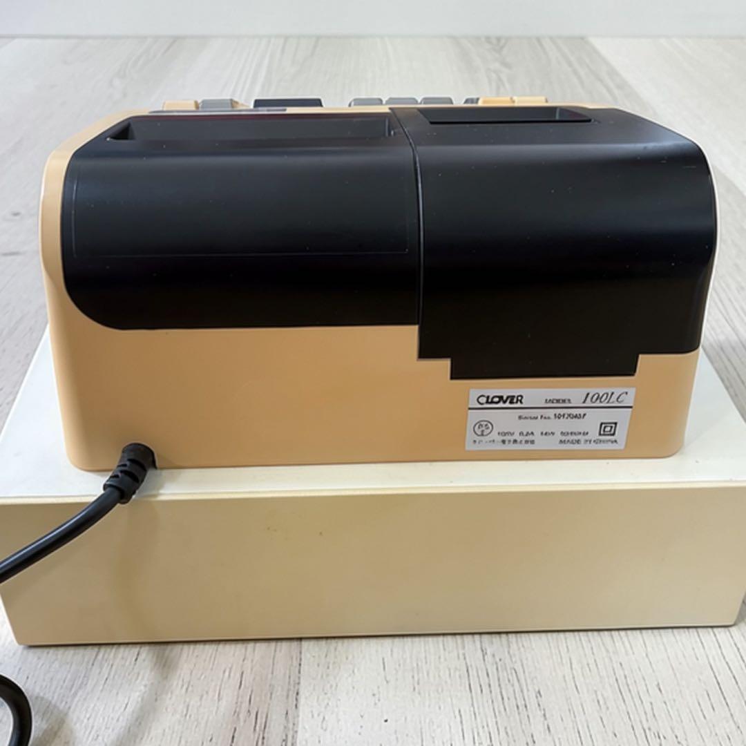 通電確認済み✨ CLOVER レジスター 100LC ドロワー付 鍵付き
