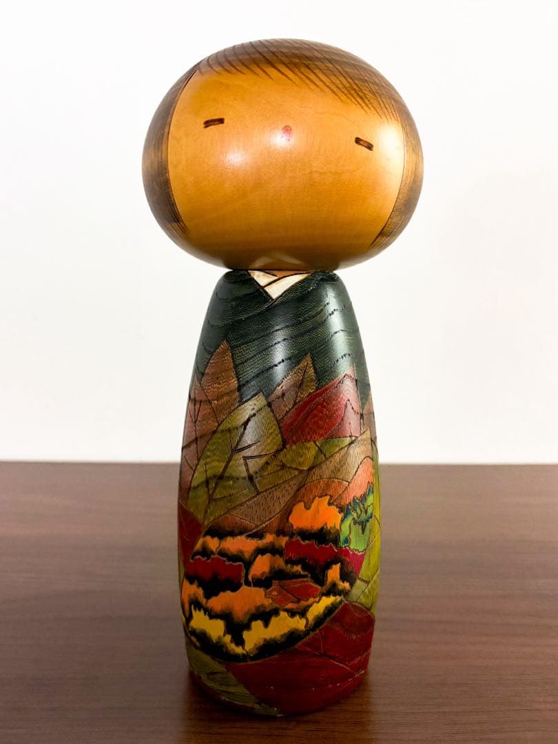 卯三郎 Uzaburo 創作 こけし kokeshi doll 人形 可愛い 山