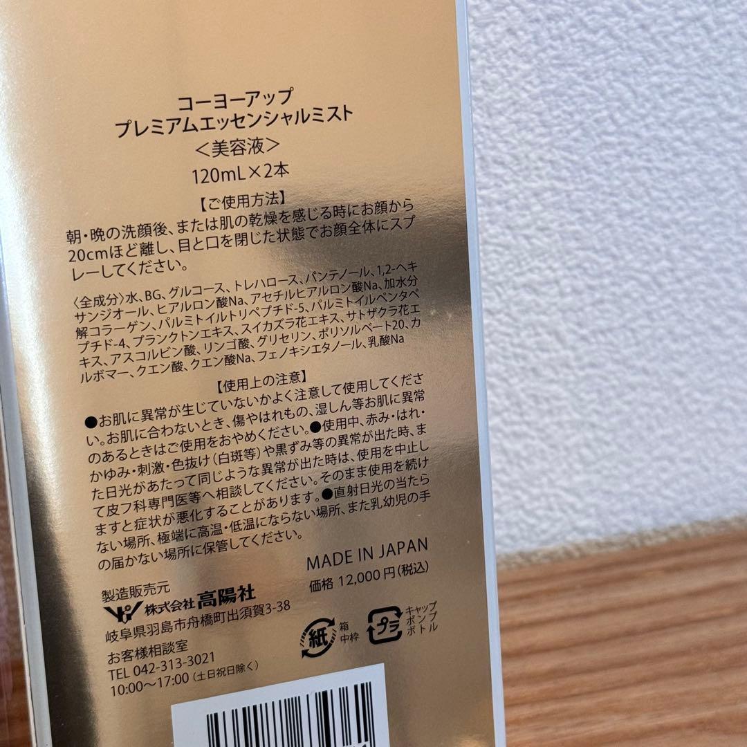 KoyoUp プレミアムエッセンシャルミスト 120mL x 2本