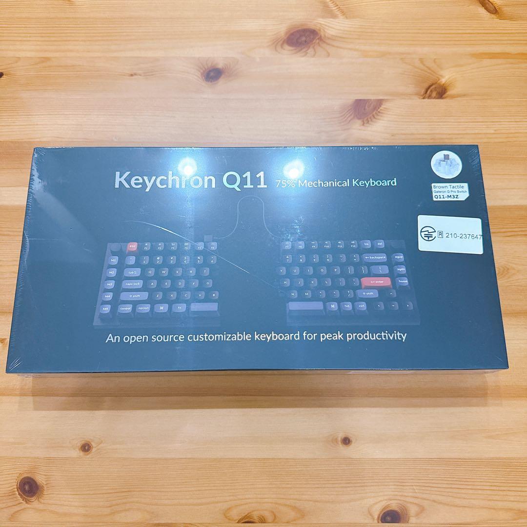 【1日限定金額】Keychron Q11 (US ANSI 配列)分離キーボード