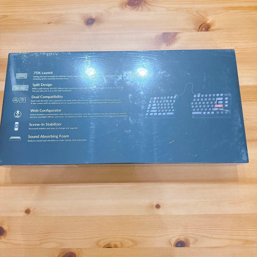 【1日限定金額】Keychron Q11 (US ANSI 配列)分離キーボード