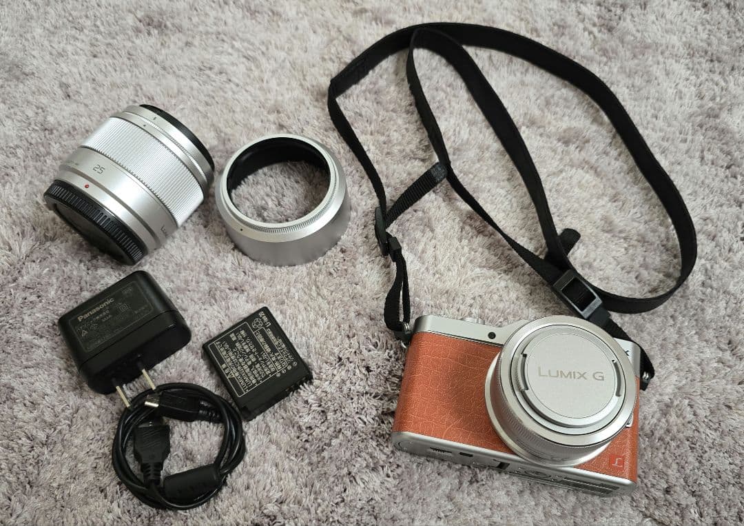LUMIX DC-GF9W デジタル一眼カメラ ダブルレンズキット オレンジ