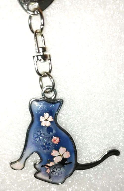 カヤ様✿猫ちゃん✿シルバーキーホルダー