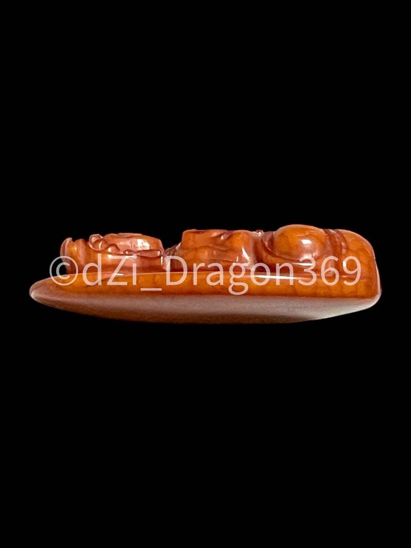 【幻の天珠】台湾上肯社正規品 玉髄龍紋法相火供宝瓶観世音菩薩板天珠