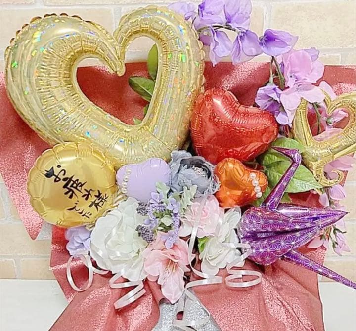 フラワーギフト　おむつケーキ　ベビーギフト　バルーンアート　誕生日プレゼント