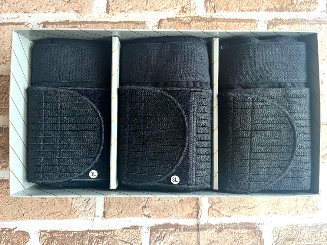 ✨新品✨ パワーガード 骨盤 ボクサーパンツ メンズ 3L 3枚 ブラック