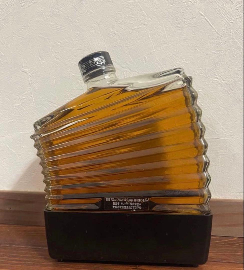 サントリー 山崎12年 ウイスキー アコーディオン型ボトル 700ml 43%