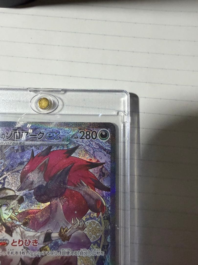 ポケモンカード　Nのゾロアークex SAR メガドリームex ローダー付き