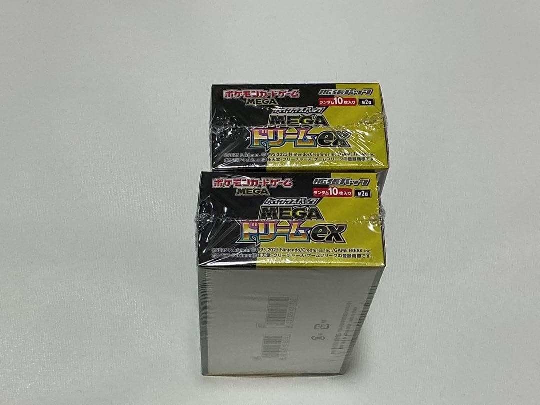 ポケモン MEGAドリームEX シュリンク未開封品2Box