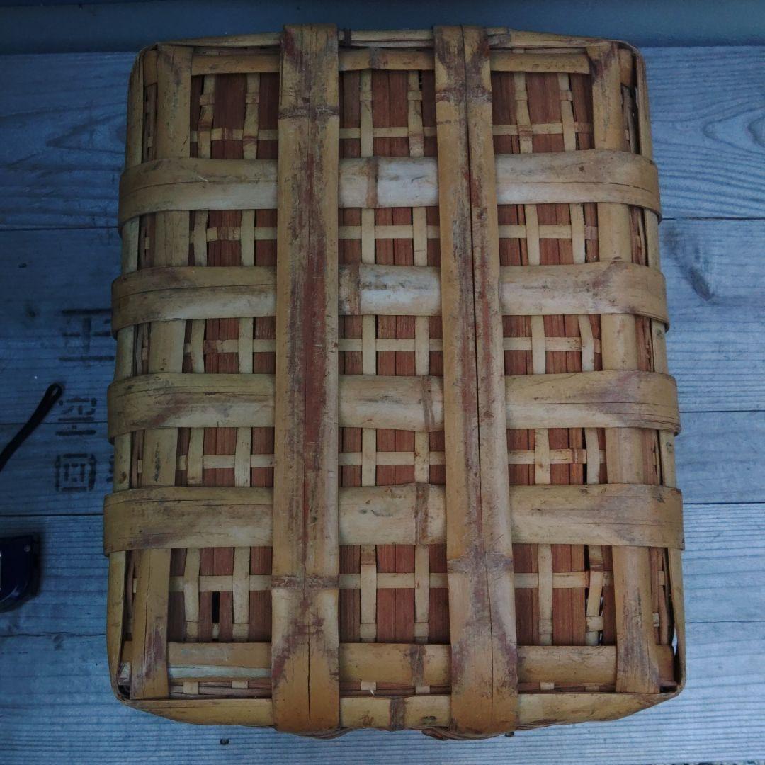 竹編籠　竹細工　実用民芸品