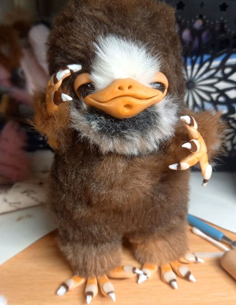 ハンドメイド・もぐベビモンさんのお人形・アートドール・ぬいぐるみ・創作ドール