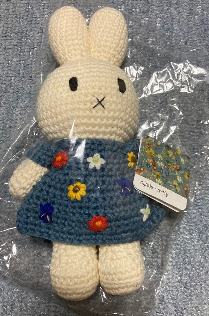 ゴッホ展 限定 ジャストダッチ ミッフィー アイリス ぬいぐるみ 編みぬいぐるみ