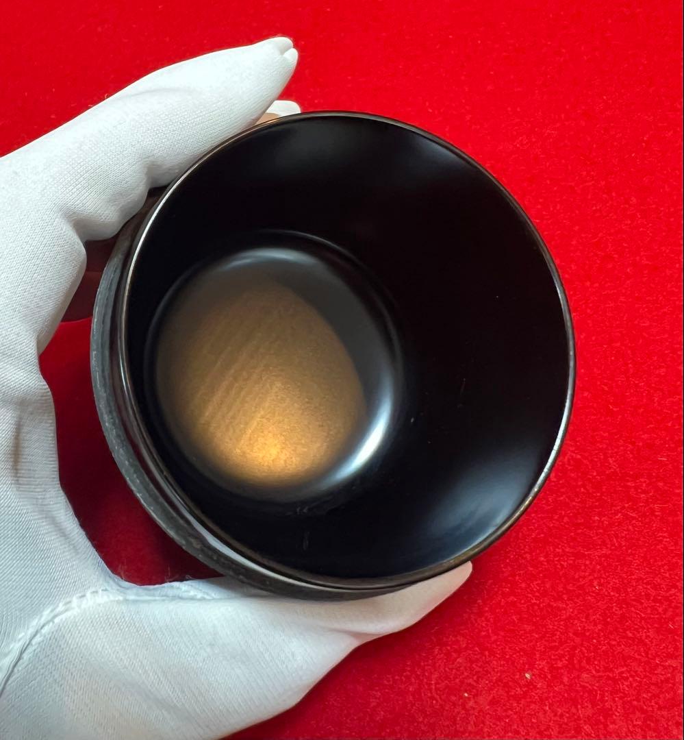 茶道具 刷片目波 棗 茶筒 茶入れ 自醒作 木箱付き