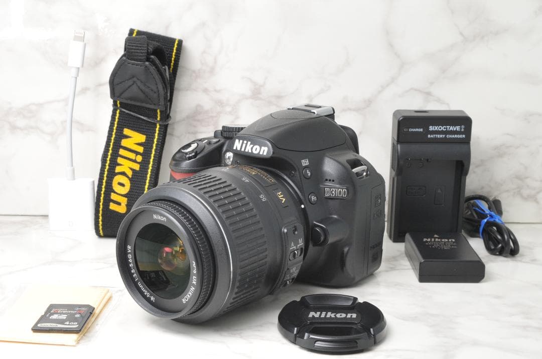 動作確認済み Nikon D3100⭐️ショット数少なめ スマホ転送 一眼レフ