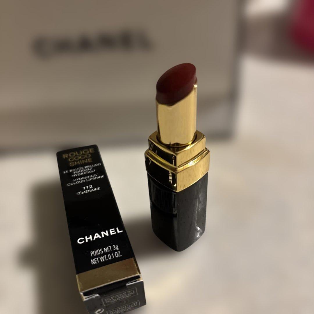 【最終値下げ】新品未使用　CHANELルージュココシャイン　112
