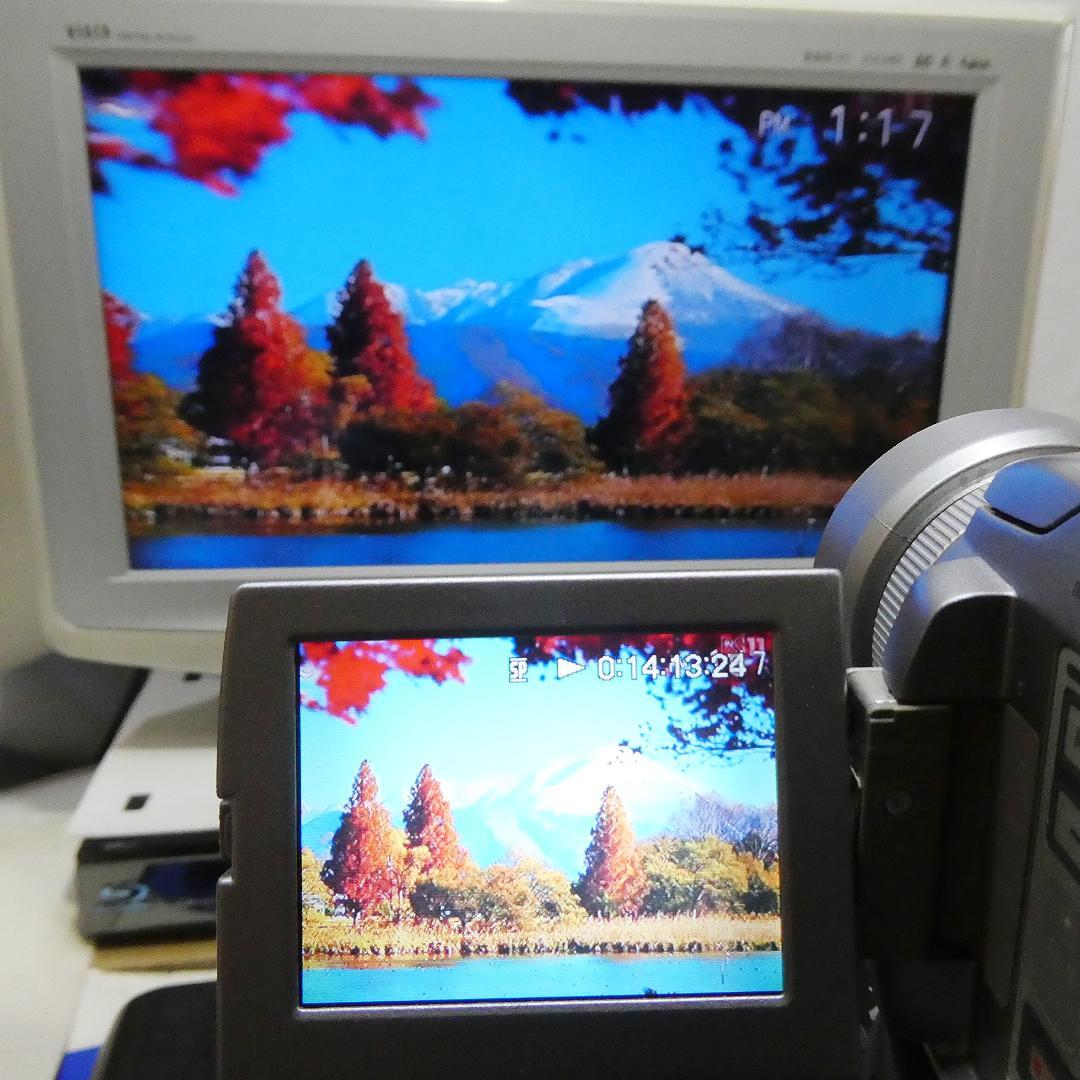 動作品ソニー DCR-PC120 MiniDVビデオカメラ　DVDダビングに最適